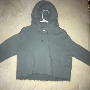 Pacsun Cropped Cutoff Hoodie